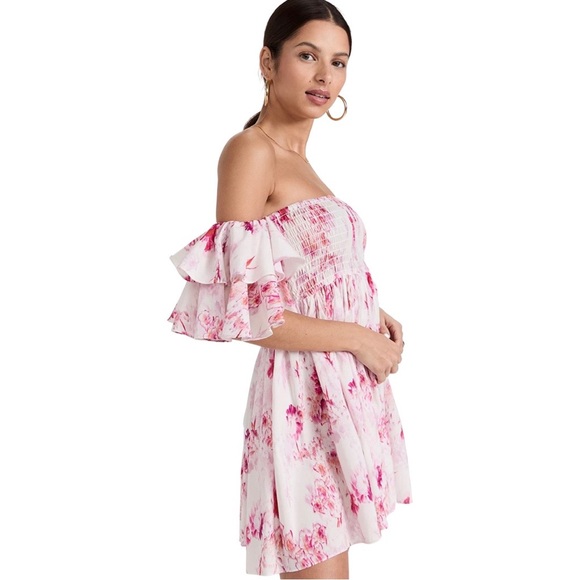 MISA LOS ANGELES Dina Floral Mini Dress Small - Picture 2 of 4